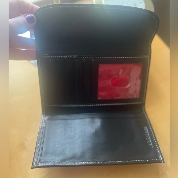 Dooney & Bourke Denim Logo Contentital Wallet - Picture 3 of 13